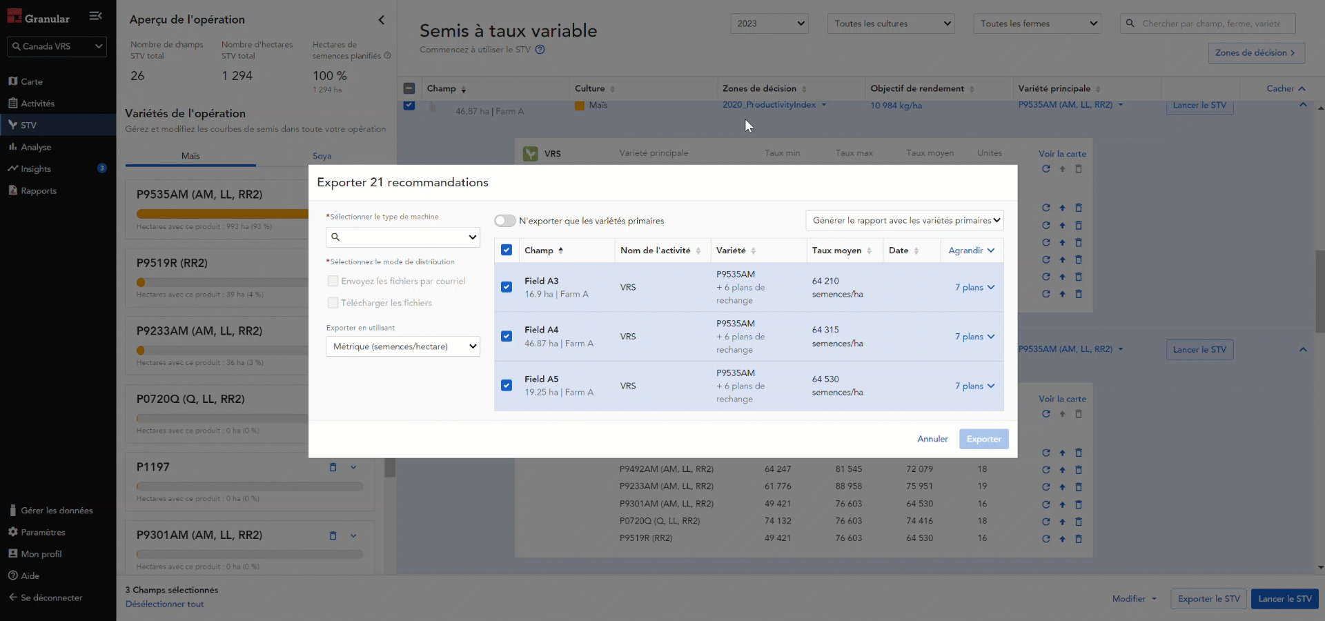Exporting Variable Rate Seeding (VRS) Recommendation - New Ag Leader GIF (CA-FR).gif